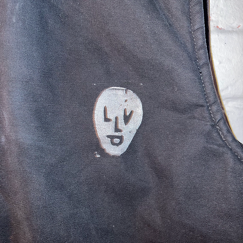VESTE GILET USED (noir) – Image 4