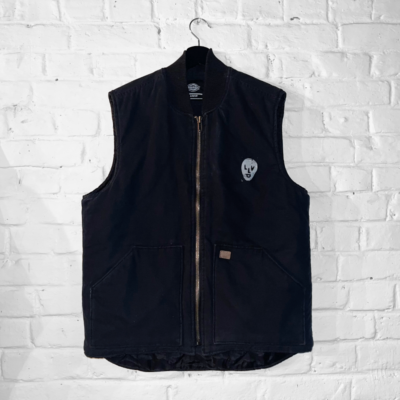 VESTE GILET USED (noir) – Image 3