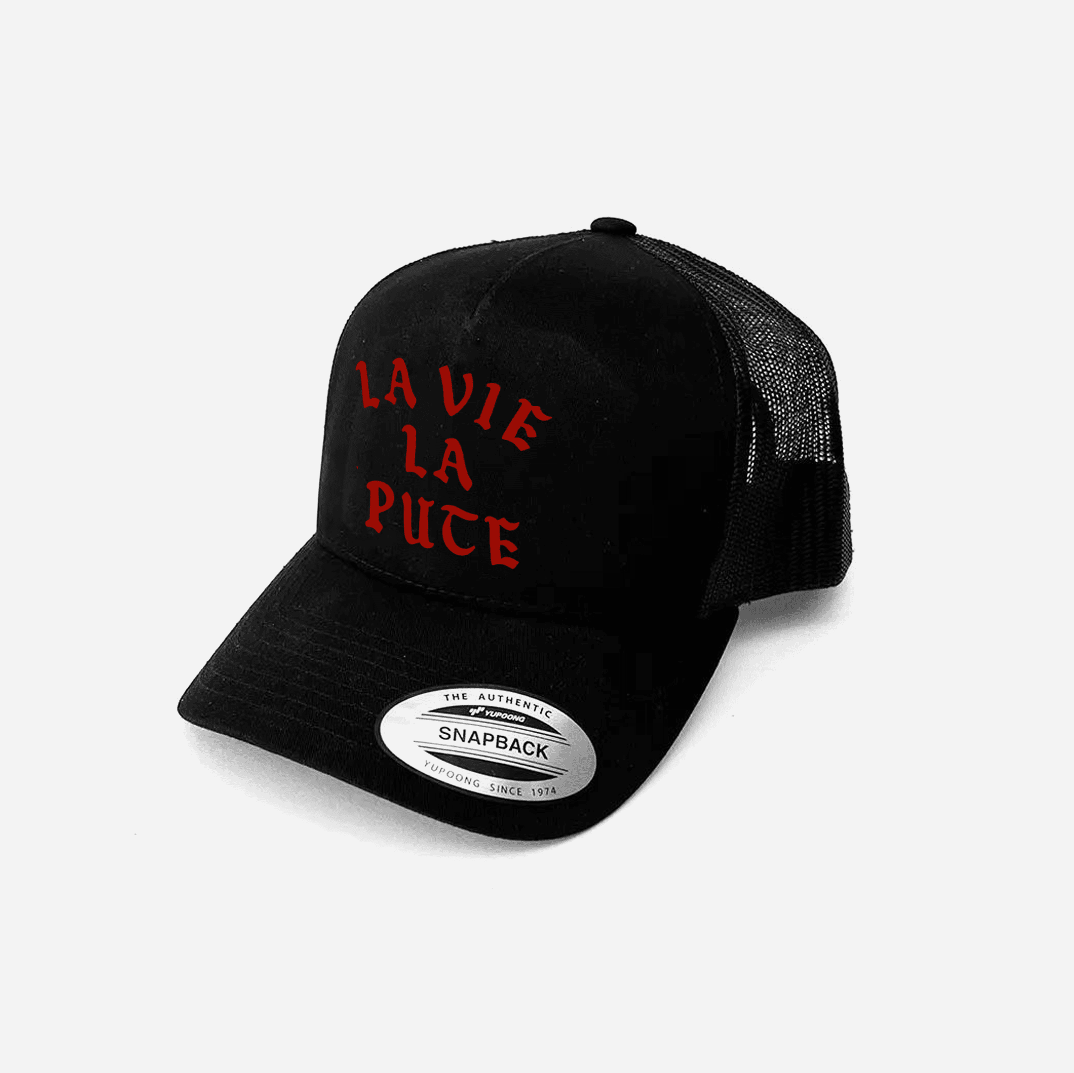 TRUCKER LOGO VINTAGE ROUGE