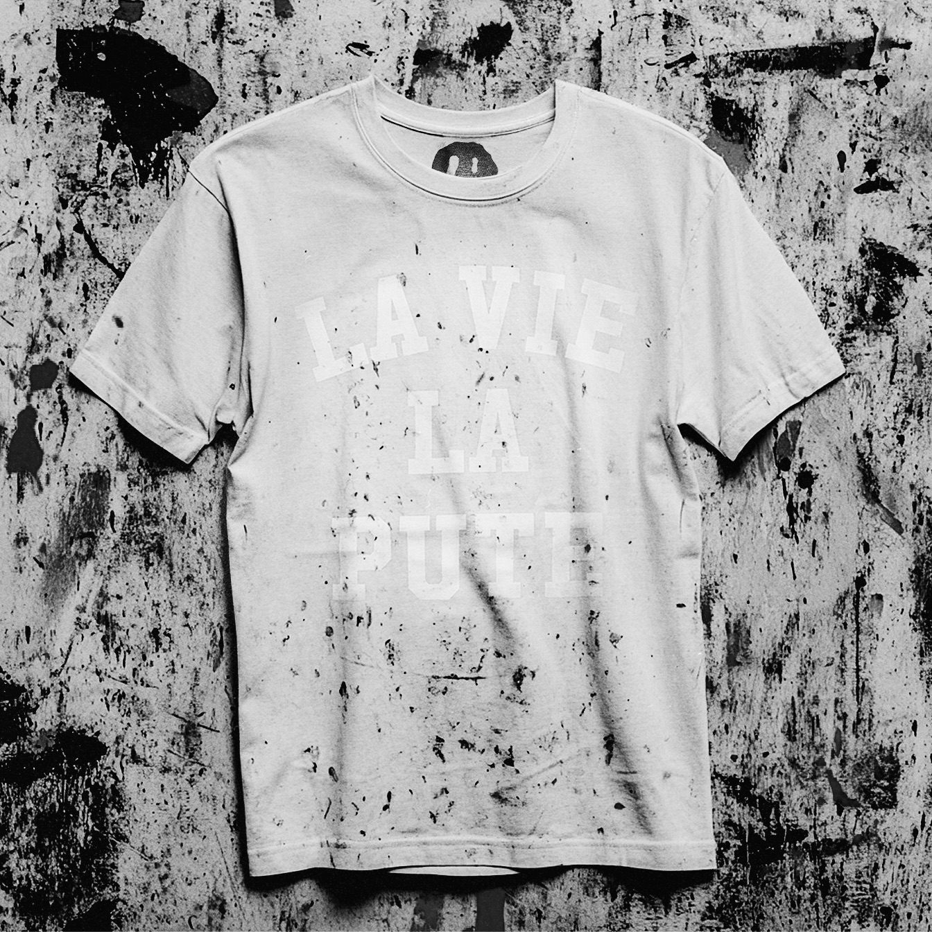 TEE-SHIRT CLASSIC WHITE on WHITE BLOC – Image 4